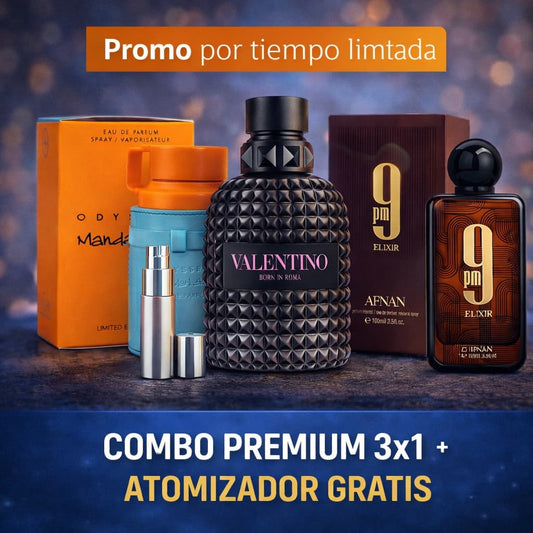 🔥Combo Premium 3x1 + Atomizador Gratis